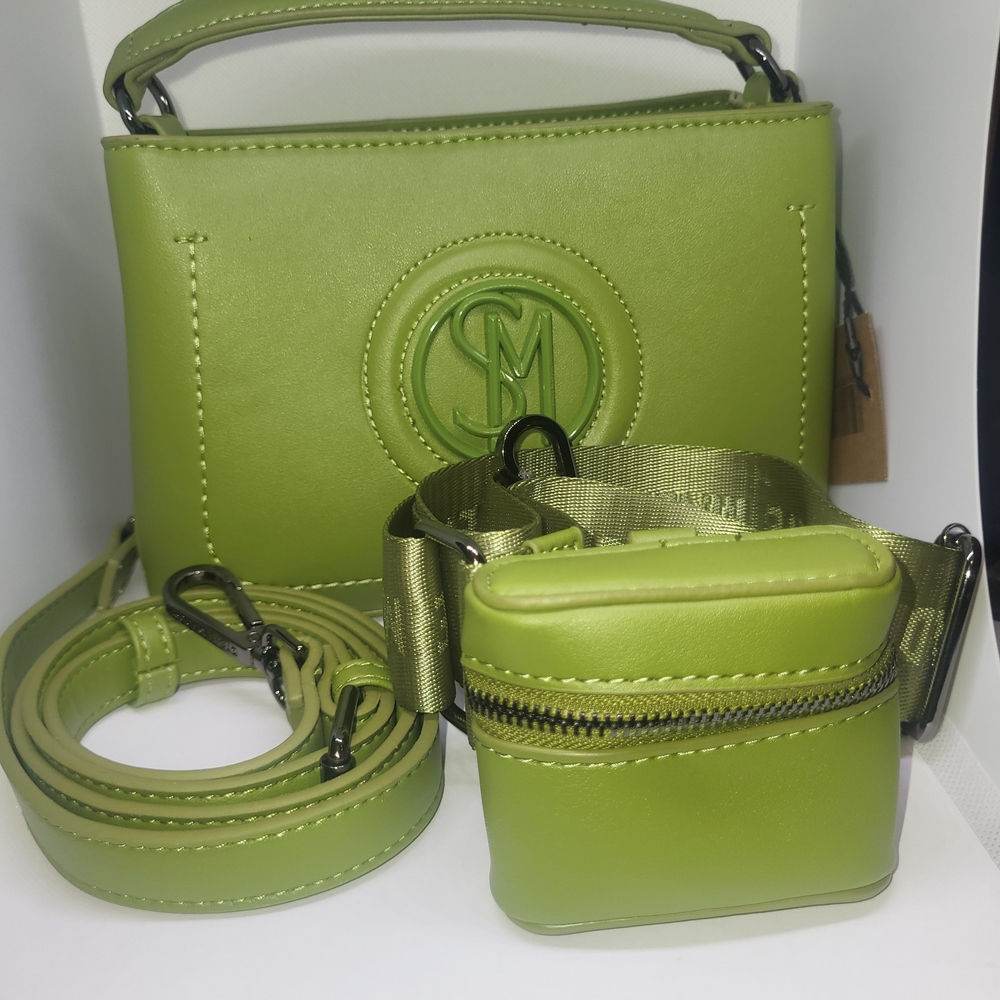 Steve Madden Lime Green Crossbody Bag Set